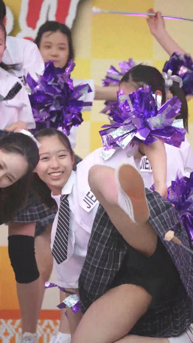 制服チェックプリーツミニスカートＪＣＪＫチアガールチアリーダーパンチラ (30)