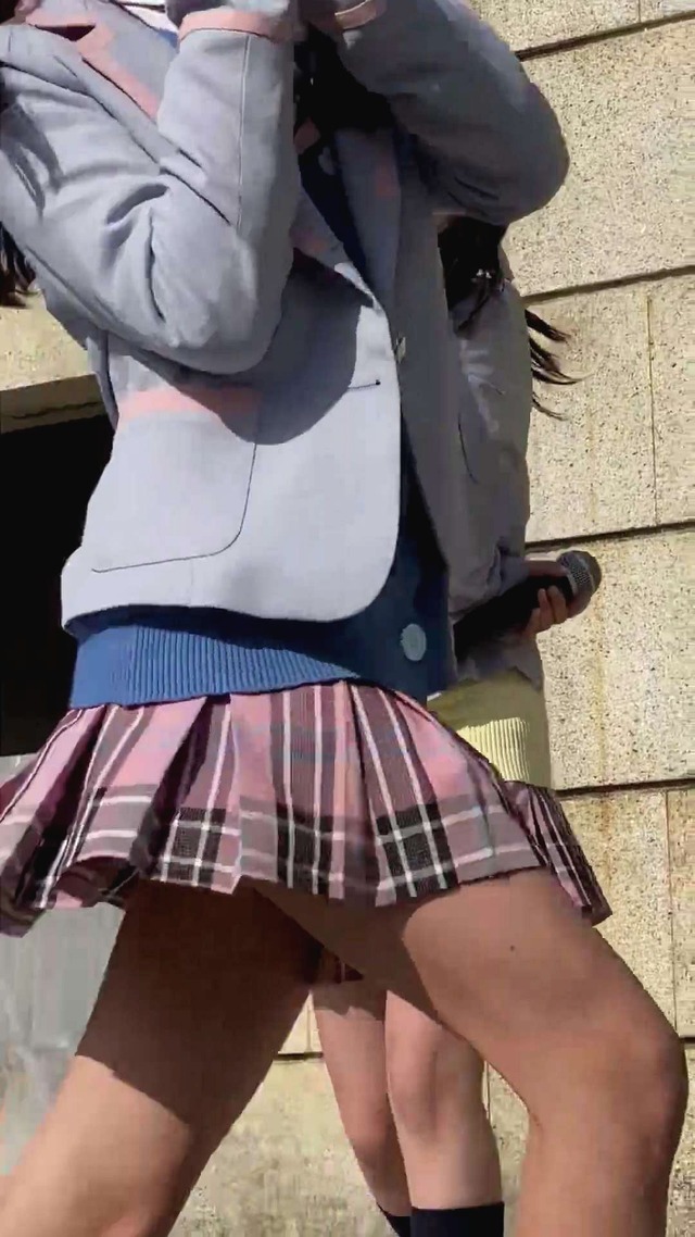 地下アイドルスプラウト学園女子高校生ＪＫ制服チェックミニスカートパンチラ (31)