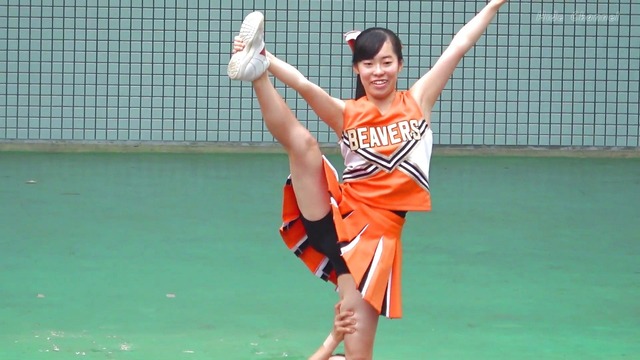 清純清楚埼玉栄高等学校チアガールチアリーダーパンチラパンツ丸見え (30)
