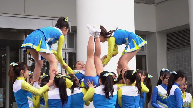 清純女子高生ＪＫチアガールチアリーダーミニスカーパンチラパンツ丸見え (41)