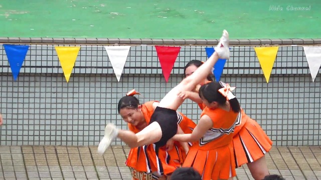 清純清楚埼玉栄高等学校チアガールチアリーダーパンチラパンツ丸見え (92)