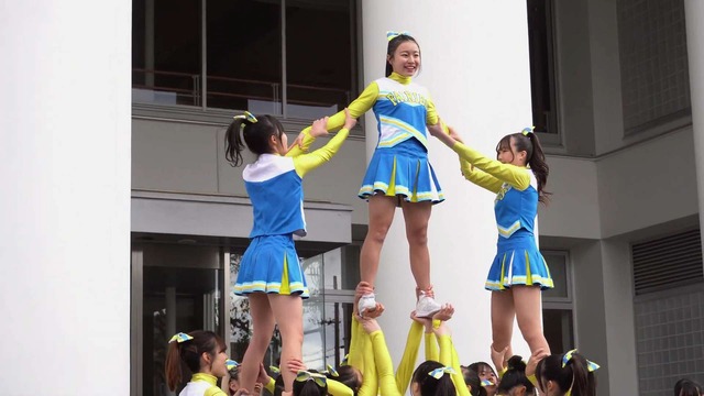 清純女子高生ＪＫチアガールチアリーダーミニスカーパンチラパンツ丸見え (4)