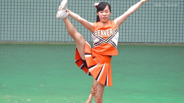 清純清楚埼玉栄高等学校チアガールチアリーダーパンチラパンツ丸見え (50)
