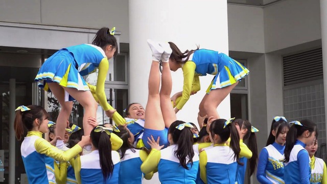 清純女子高生ＪＫチアガールチアリーダーミニスカーパンチラパンツ丸見え (42)