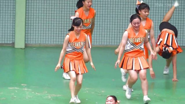 清純清楚埼玉栄高等学校チアガールチアリーダーパンチラパンツ丸見え (14)