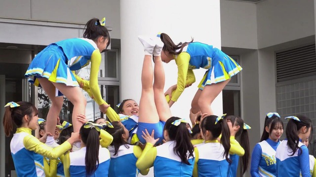 清純女子高生ＪＫチアガールチアリーダーミニスカーパンチラパンツ丸見え (48)