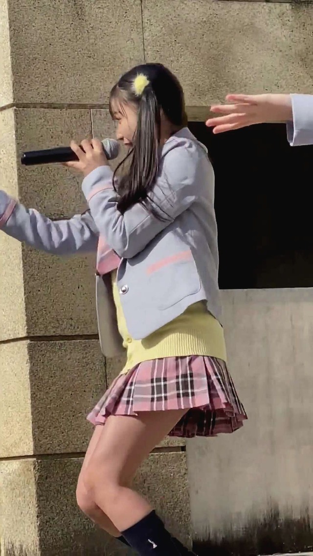 地下アイドルスプラウト学園女子高校生ＪＫ制服チェックミニスカートパンチラ (58)