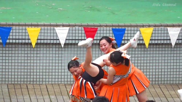 清純清楚埼玉栄高等学校チアガールチアリーダーパンチラパンツ丸見え (85)