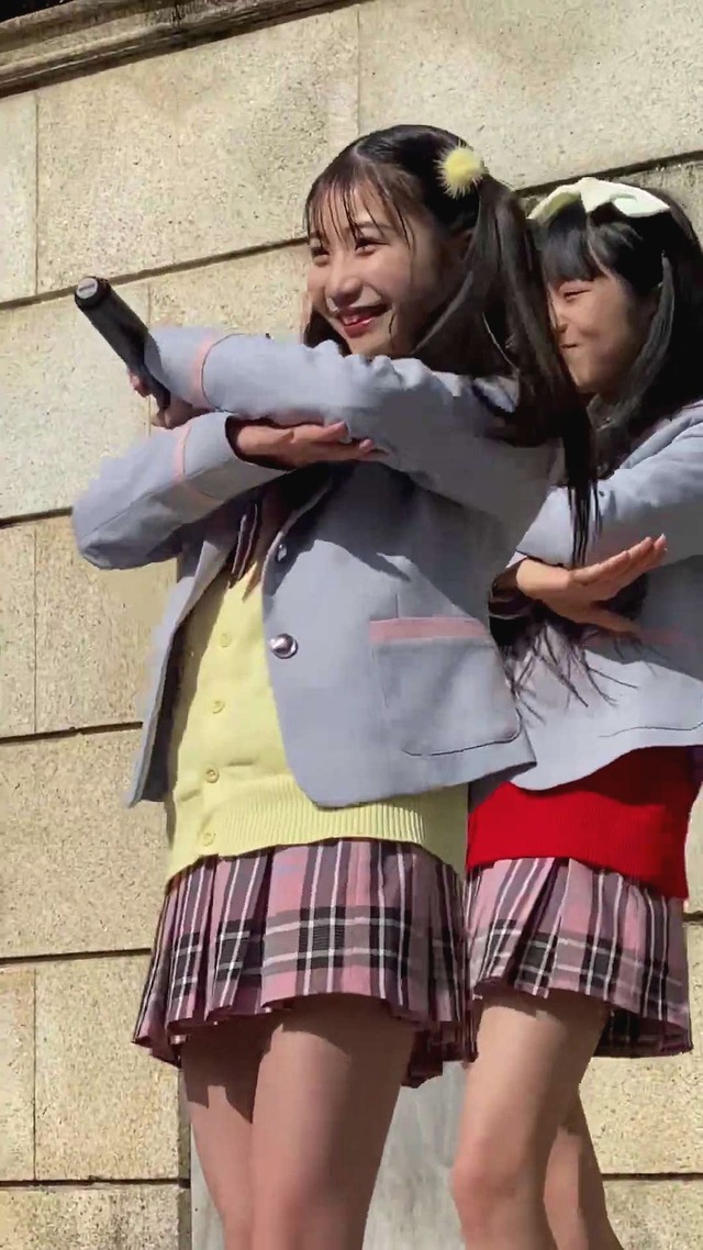 地下アイドルスプラウト学園女子高校生ＪＫ制服チェックミニスカートパンチラ (2)