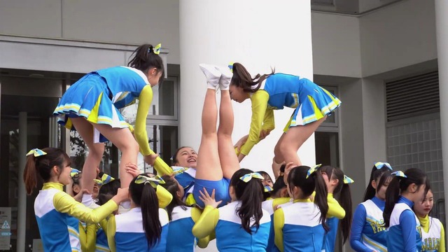 清純女子高生ＪＫチアガールチアリーダーミニスカーパンチラパンツ丸見え (39)