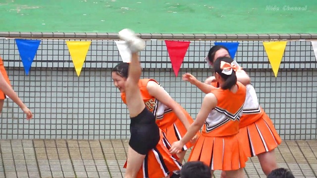 清純清楚埼玉栄高等学校チアガールチアリーダーパンチラパンツ丸見え (106)