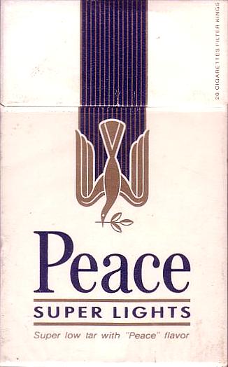 Peace Super Lights Box ピース スーパーライト ボックス 森 康哲の煙草コレクション