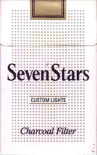 Seven Stars Custom Lights Box セブンスター カスタムライト ボックス 森 康哲の煙草コレクション