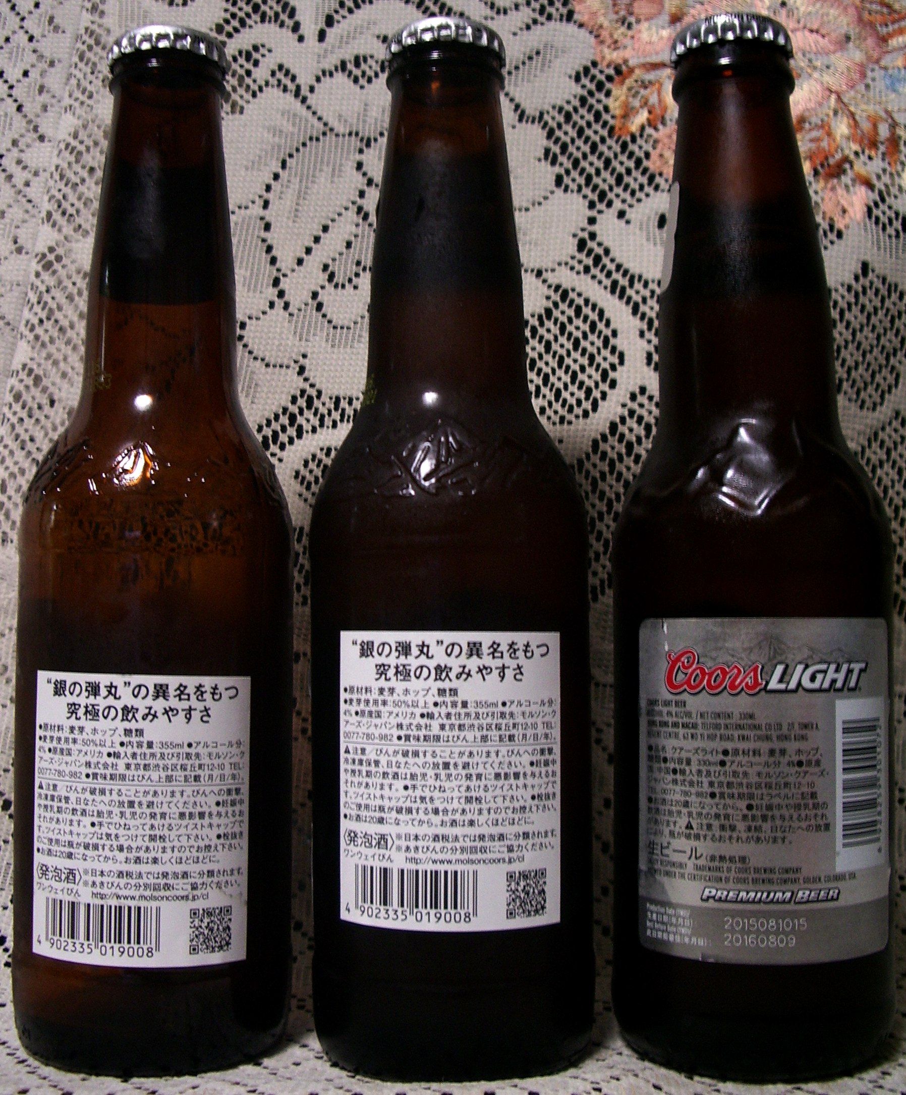 クアーズビール昔 特大 暗室用 復刻レトロ 昔青 牛頭蓋骨 縦型 新品 