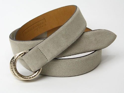 Andrea D'AMICO【アンドレアダミコ】スエードリングベルト入荷致しまし