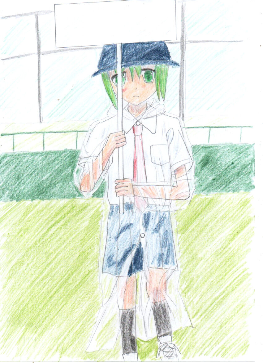 カッパは透明で 二次元