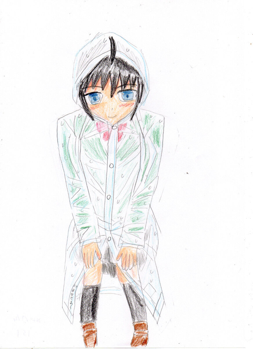 透明カッパを描いてみる 8 制服のみ版権 カッパは透明で 透明カッパを描いてみる 8 制服のみ版権 カッパは透明で