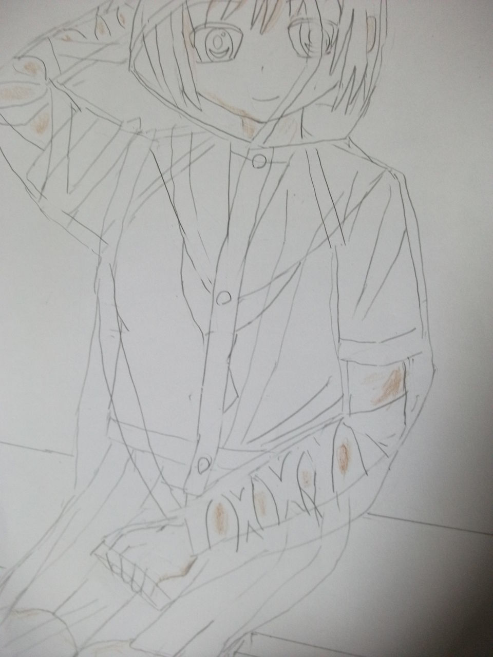 透明カッパの描き方 夏服編 カッパは透明で