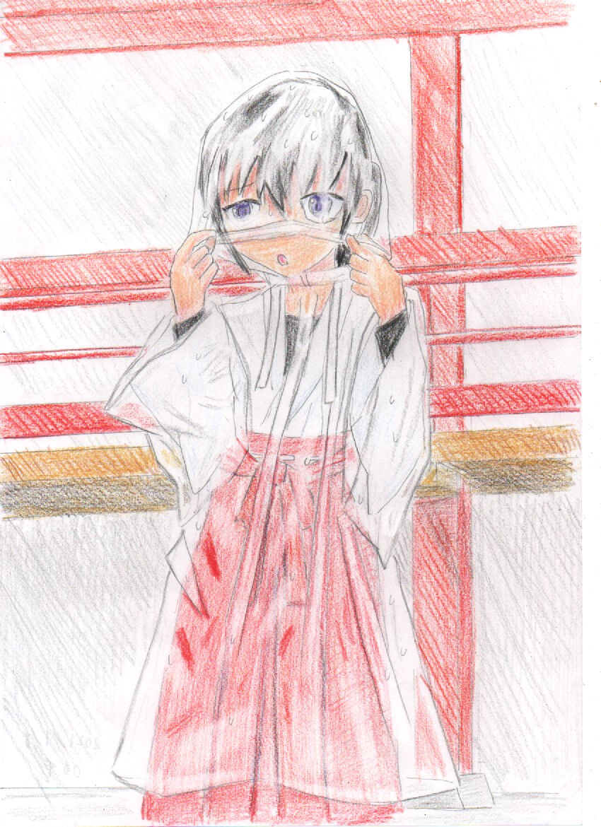 透明カッパを描いてみる 21年の振り返り カッパは透明で