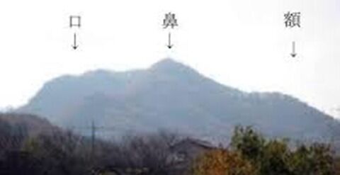 美人の横顔 朝日岳