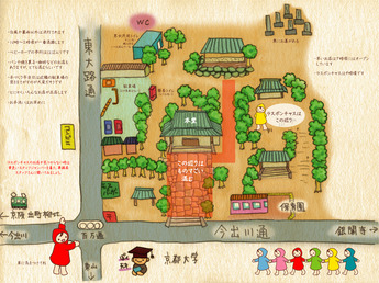 知恩寺境内マップ