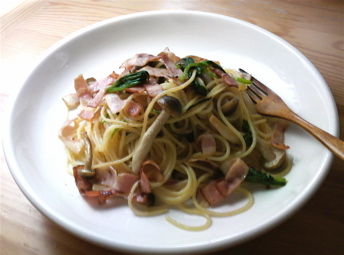 パスタこがし醤油