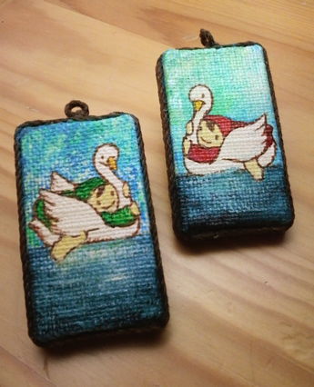 画布_白鳥