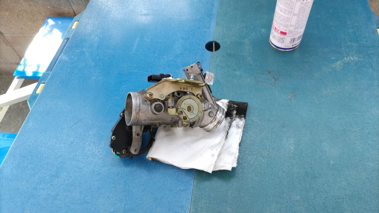 スロットルボディ掃除 スカブcj44a : SYM NHT200ライフ
