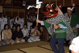 水海道大塚戸の綱火(3)神楽舞本殿