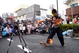 ひたち国際大道芸貝瀬大知恵火回し