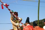 西金砂神社小祭礼09-3-20(6)中染祭場田楽舞