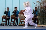 なかひまわりフェスティバル09-10-31(5)門部ひょっとこ踊り獅子舞
