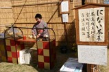 古河桃まつり抹茶の接待