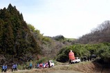 西金砂神社小祭礼09-3-23(3)上宮河内花まとい笠抜き