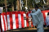 水戸八幡宮はねつき神事09-1-12(2)破魔弓神事