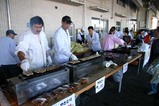 みなと産業祭やきとりどらやき