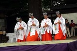 若宮八幡宮夏越の大祓式09-06-28(3)八乙女の舞鶴子舞