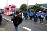 西金砂神社小祭礼09-3-22(2)棚谷国安和久の山車笠抜き