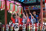 西金砂神社小祭礼09-3-21(6)和田祭場余興