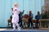 なかひまわりフェスティバル09-10-31(5)門部ひょっとこ踊り獅子舞