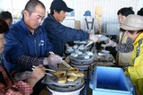 みなと産業祭餅焼き