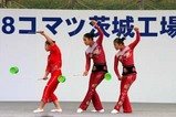 コマツ茨城工場フェア(2)中国雑技団コマ回し