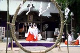 若宮八幡宮夏越の大祓式09-06-28(3)八乙女の舞鶴子舞