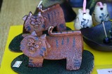 笠間焼き初釜市干支虎