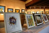 あけのふるさと公園押し花絵展