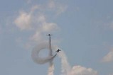 百里基地航空祭ﾌﾞﾙｰｲﾝﾊﾟﾙｽ二機渦巻き