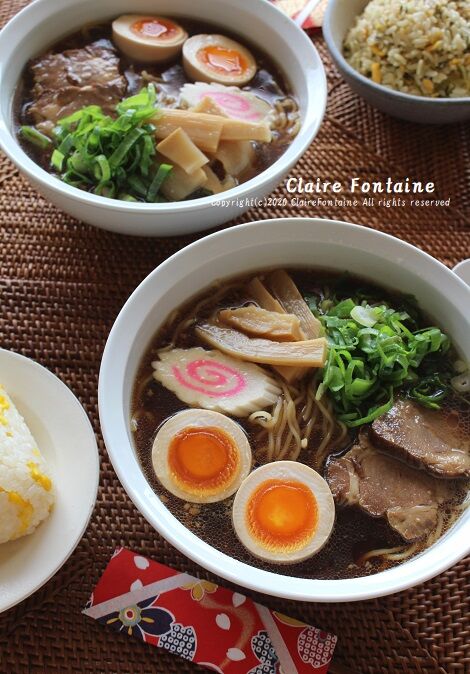 休日の朝昼兼用 麺カツ 尾道醤油 盛岡冷麺 千葉つけ麺の３日分 Clairefontaine