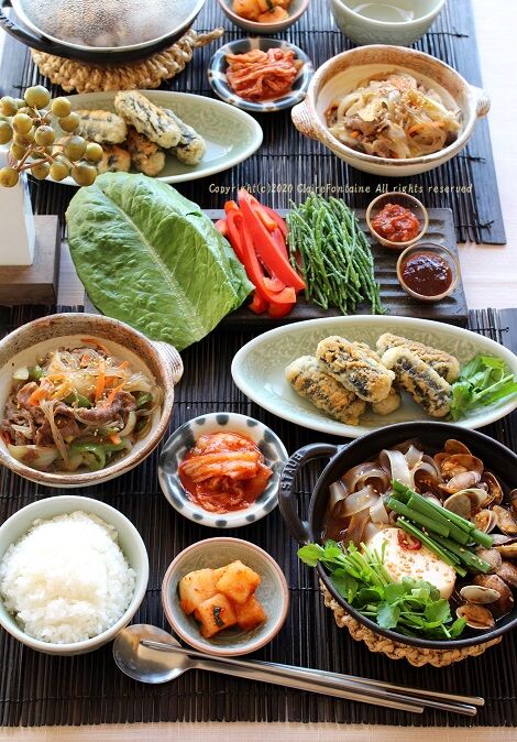 あさりと豆腐のチゲ プルコギとか おうち韓国料理 Clairefontaine あさりと豆腐のチゲ プルコギとか おうち韓国料理 Clairefontaine