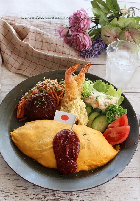 オムライス 13_半熟卵のとろとろオムライス