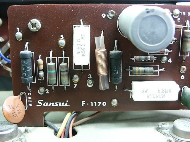 サンスイ AU-777D のレストア : レストアの杜